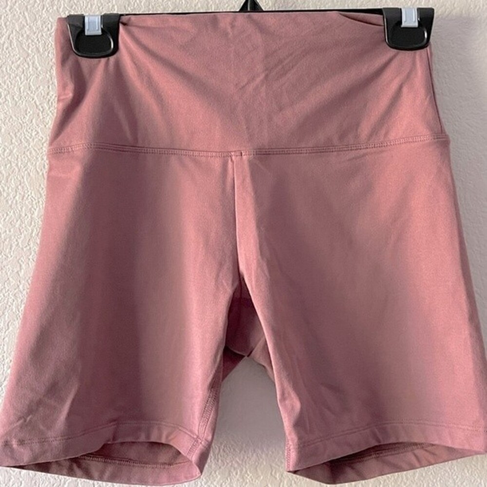 Pink Brand Yoga Biker Shorts Size S in Rose 10” Rise & 6” inseam Victoria Secret